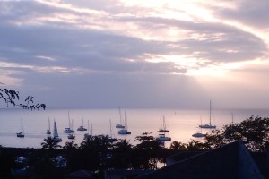 Guadeloupe at Anchor
